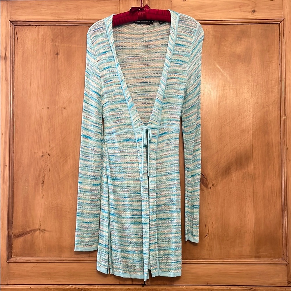 Colorful Spring/Summer ladies Tunic with open weave texture
